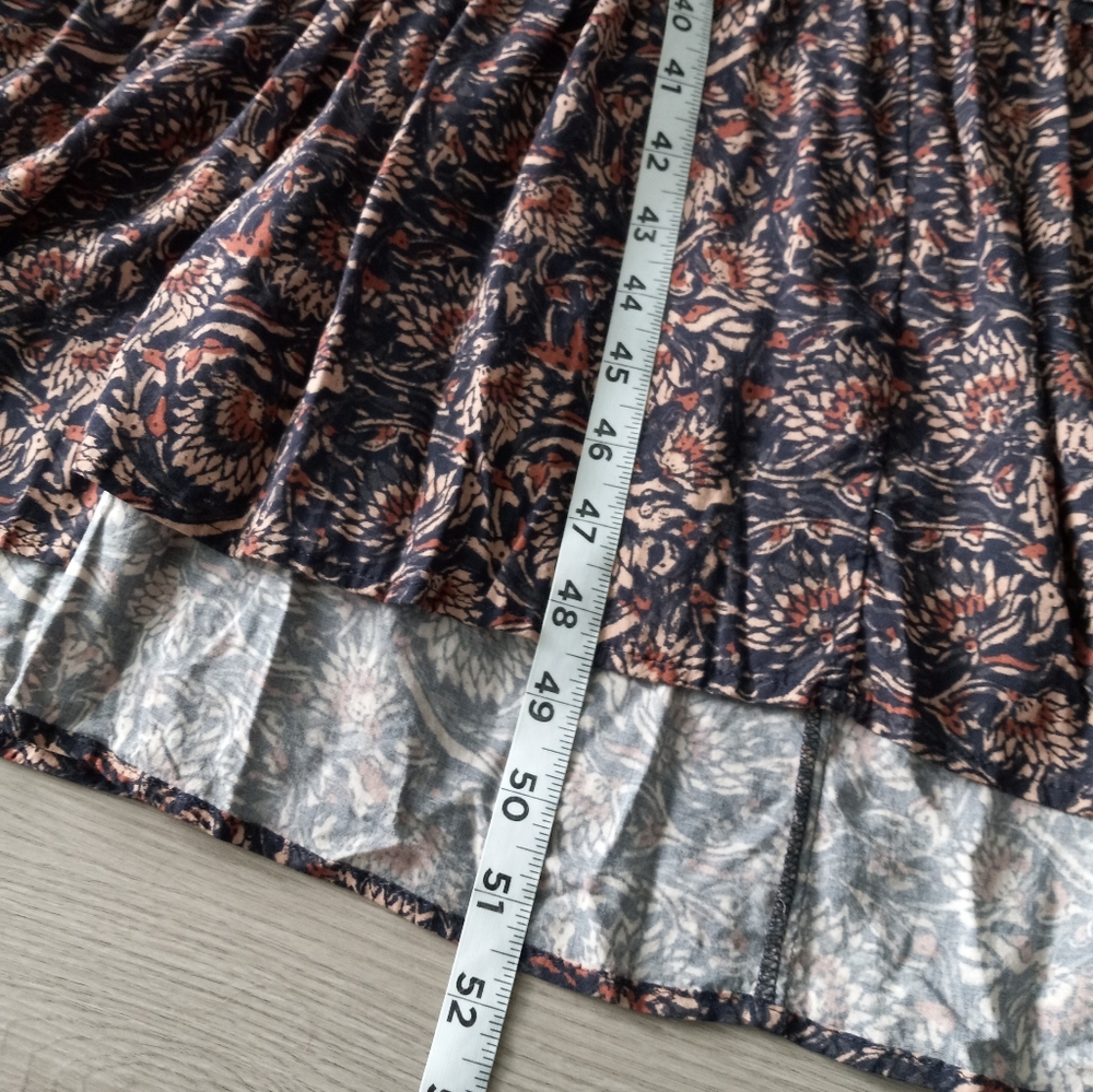 Faherty Isabella Maxi Dress Artisan Floral Block Print M - Picture 14 of 16
